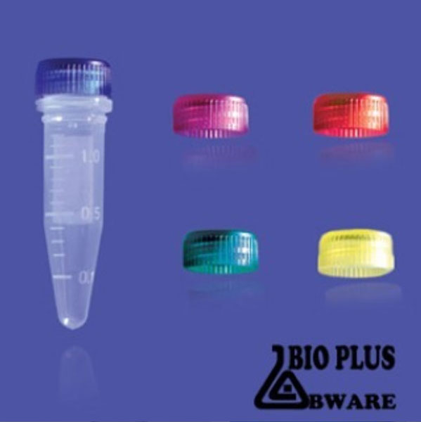 میکروتیوب ۱/۵ میلی لیتر BioPlus (درب پیچدار رنگی)
