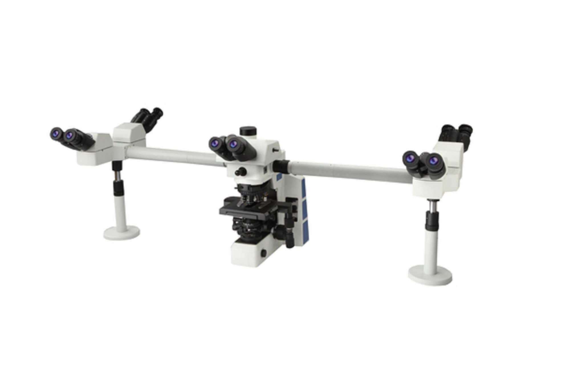 خرید میکروسکوپ Penta Head پنج نفره | بهترین میکروسکوپ آموزشی آزمایشگاهی با نور LED و اپتیک چندلایه