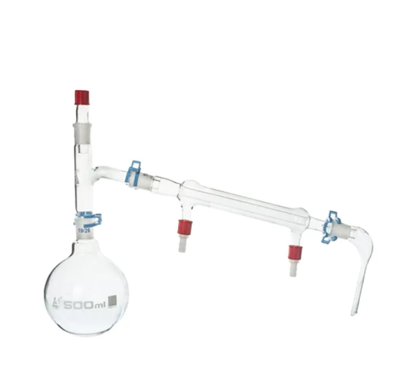 خرید ست تقطیر ۵۰۰ میلی‌لیتری آزمایشگاهی | قیمت، اجزا، کاربرد و راهنمای انتخاب